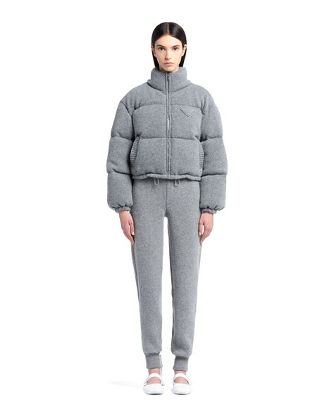 prada sport puffer jacket|Prada cashmere puffer jacket.